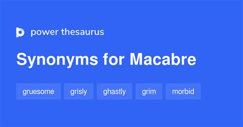 macabre synonym